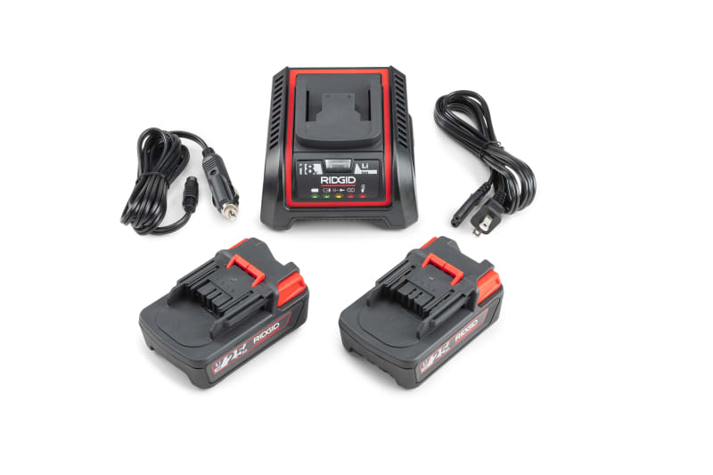 RIDGID - Set 2x18VAkku 2.5A/1xLadegerät