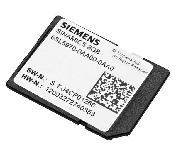 SIEMENS - SINAMICS SD-Card 8 GByte, leer