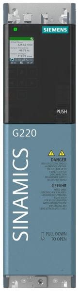 SIEMENS - SINAMICS G220, 3 AC 200 ... 240 V, 0,55 kW / 3/4 hp, PROFINET / Ethernet/IP
