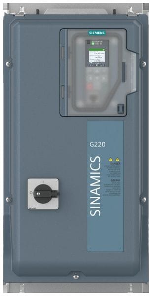 SIEMENS - SINAMICS G220, 3AC 380...415/440...500V, 1,1kW/1.5hp, IP55 / UL 12