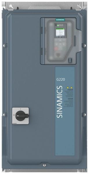 SIEMENS - SINAMICS G220, 3AC 380...415/440...500V, 15kW/20hp, IP55 / UL 12