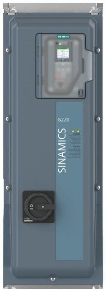 SIEMENS - SINAMICS G220 Clean Power, 3AC 380...415/440...500V, 22kW/30hp, IP55 / UL 12