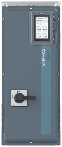 SIEMENS - SINAMICS G220 Clean Power, 3AC 380...415/440...500V, 45kW/60hp, IP55 / UL 12