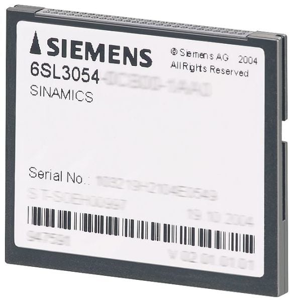 SIEMENS - SINAMICS S120 CompactFlash Card ohne Performance-Erweiterung inkl. Lizenzierung