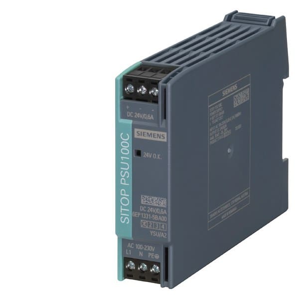 SIEMENS - Stromversorgung SITOP PSU100C, 1-phasig DC 24 V/0,6 A