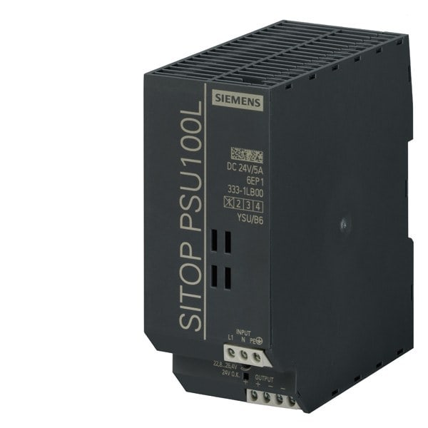 SIEMENS - Stromversorgung SITOP PSU100L, 1-phasig DC 24 V/5 A