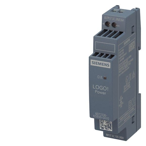 SIEMENS - Stromversorgung LOGO!Power, 1-phasig DC 24 V/0,6 A