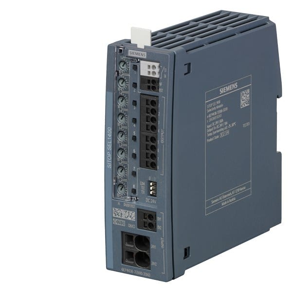 SIEMENS - Selektivitätsmodul SITOP SEL1400, DC 24 V/8 x 2 ... 10 A mit SMK od. Diagn.mon.