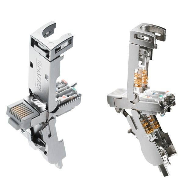 SIEMENS - IE FC RJ45 Plug 180 4x2, RJ45 Steckverbinder, CAT6A, FC Anschlusstechnik, 10 St.