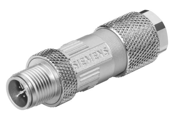 SIEMENS - IE FC M12 PLUG PRO 4x2 M12 Steckverbinder, axialer Kabelabgang, X-kod., 1 St.