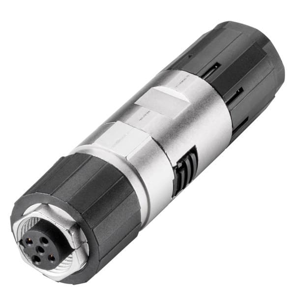 SIEMENS - PB FC M12 Cable Connector PRO, Stecker mit FC-Anschlusst., Buchseneinsatz, 5 St.