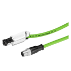 SIEMENS - IE Leitung-M12/RJ45-2x2-15m-D-kod.-Cat5e-PVC-robust