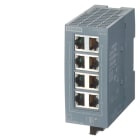 SIEMENS - SCALANCE XB008, unmanaged switch, 8x RJ45