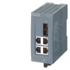 SIEMENS - SCALANCE XB004-1LD, unmanaged Switch, 4x RJ45, 1x Singlemode SC