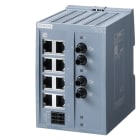 SIEMENS - SCALANCE XB108-2, unmanaged switch, 8x 10/100 Mbit/s ports,2x 100 Mbit/s MM BFOC