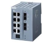 SIEMENS - SCALANCE XB108-2, unmanaged switch, 8x 10/100 Mbit/s ports, 2x 100 Mbit/s MM SC