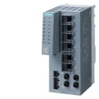 SIEMENS - SCALANCE XC106-2, unmanaged switch, 6x RJ45, 2x multimode ST/BFOC