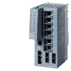 SIEMENS - SCALANCE XC206-2, managed Layer 2 switch, 6x RJ45, 2x multimode SC