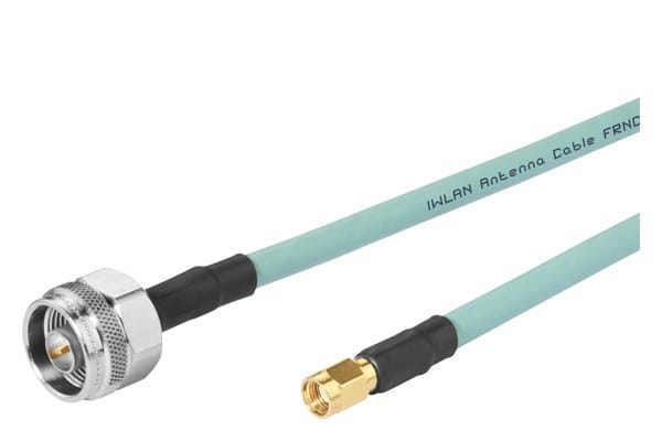 SIEMENS - IWLAN 1x N-Connect/1x RSMA Male/Male flexible Verbindungsleitung, 0,3m