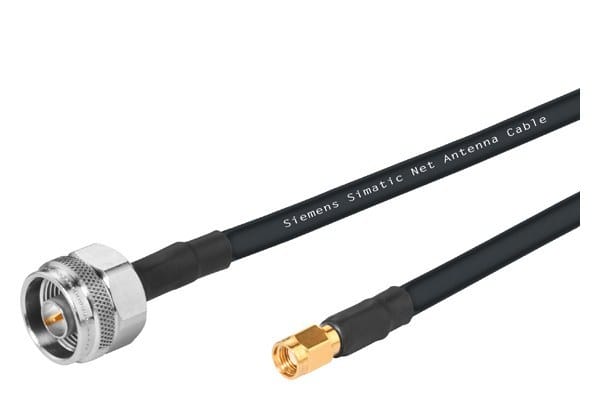 SIEMENS - IWLAN 1x N-Connect/1x RSMA Male/Male flexible Verbindungsleitung, Bahn, 1m