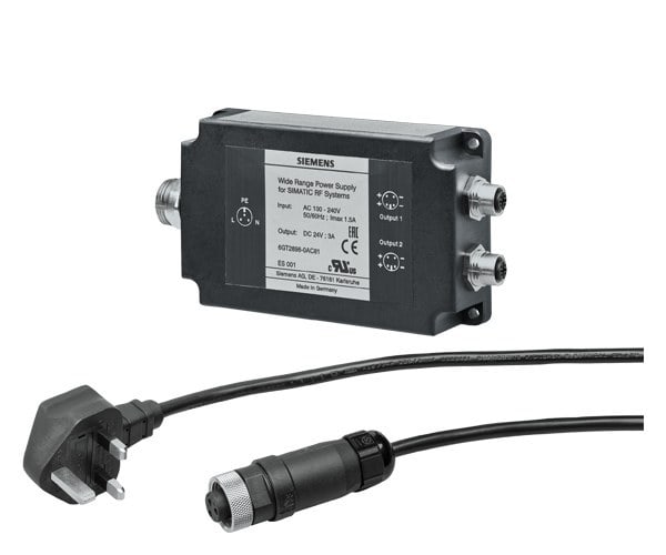 SIEMENS - Weitbereichsnetzteil mit Netzkabel UK für SIMATIC RF-Systeme