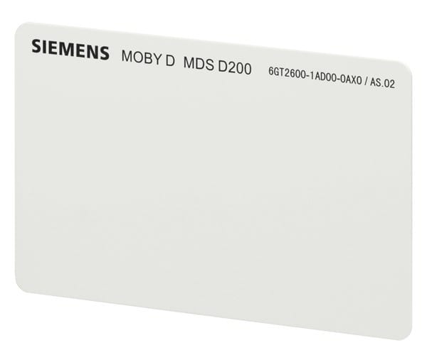 SIEMENS - Transponder MDS D200 PVC ISO Card, RF200/RF300 ISO/MOBY D, ISO 15693, 256 Byte