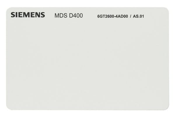 SIEMENS - Transponder MDS D400 PVC ISO Card,RF200/RF300 ISO/MOBY D,ISO 15693,2000Byte FRAM