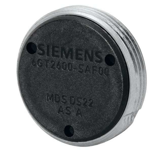 SIEMENS - Transponder MDS D522 einschraubbar, RF200/RF300 Gen2, ISO 15693, 8192 Byte FRAM