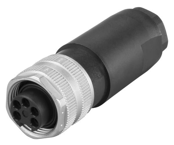 SIEMENS - 7/8 Zoll Anschlussstecker, axialer Kabelabgang, für ET 200, Buchseneinsatz