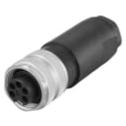 SIEMENS - 7/8 Zoll Anschlussstecker, axialer Kabelabgang, für ET 200, Buchseneinsatz