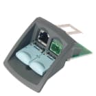 SIEMENS - IE FC RJ45 Modular Outlet Base Module mit Power Insert, Wechseleinsatz 1xDC 24V