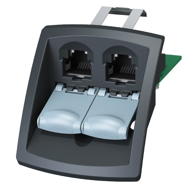 SIEMENS - IE Insert 2 FE, Wechseleinsatz für RJ45 Modular Outlet Base Module, 4 St.