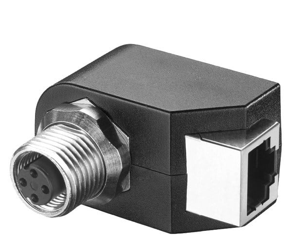 SIEMENS - IE M12 Panel Feedthrough Schaltschrankdurchführung von M12- auf RJ45-Anschlusst.