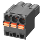 SIEMENS - Push-In-Klemmenblock für SCALANCE XB-000, 3-polig für Spannungsvers., AC/DC 24 V