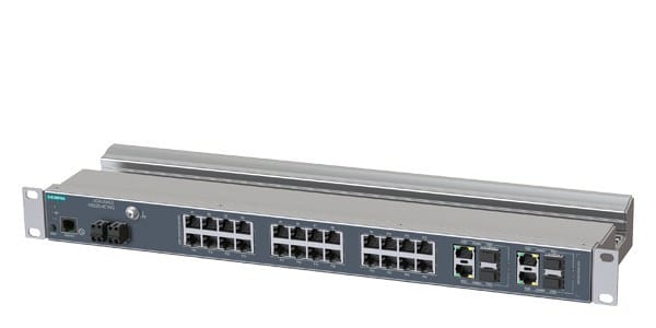 SIEMENS - SCALANCE XR328-4C WG, managed L2 Switch, 28x RJ45, 4x Combo Ports, DC24V