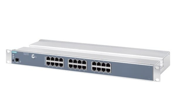 SIEMENS - SCALANCE XR324 WG, managed Layer 2 Rack Switch Workgroup, AC 230 V, 24x RJ45