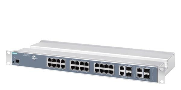 SIEMENS - SCALANCE XR328-4C WG, managed L2 Switch, 24x RJ45, 4x Combo Ports, AC230V