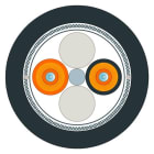 SIEMENS - FO Ground Cable 50/125/1400 (OM 2), MM, 2x 2 ST, Nagetierschutz, 200m