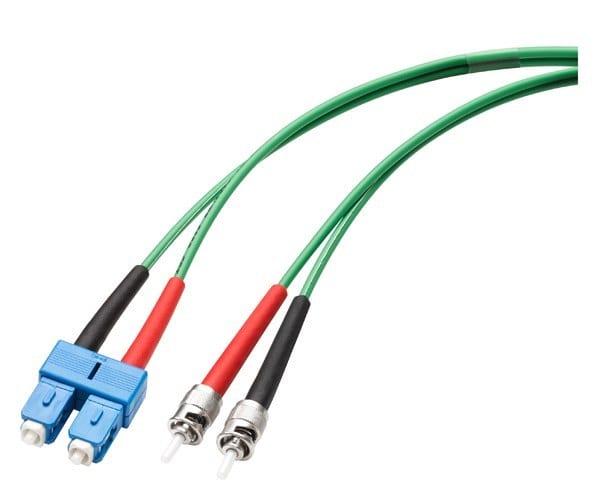 SIEMENS - Fiber Optic Singlemode Cord SC/ST, 9/125, 1xSC Duplex- &- 1xST-Stecker, 1m