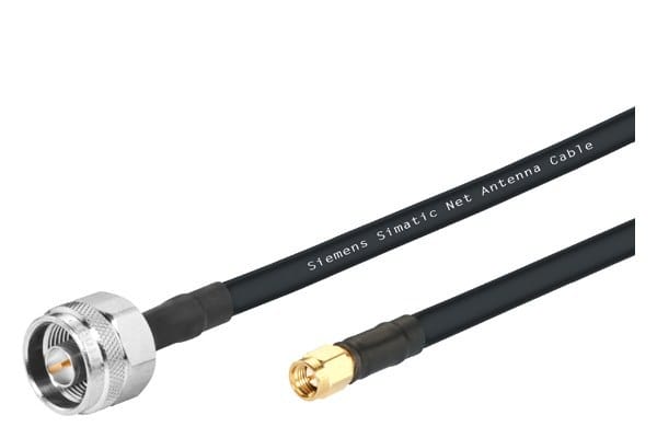 SIEMENS - IWLAN 1x N-Connect/1x SMA Male/Male flexible Verbindungsleitung, Bahn, 2m