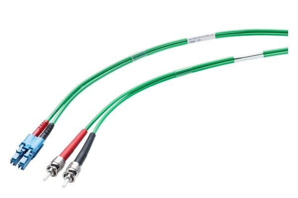SIEMENS - Fiber Optic Multimode Cord ST/LC, 50/125, 1x LC Duplex- &amp- 2x ST-Stecker, 1m