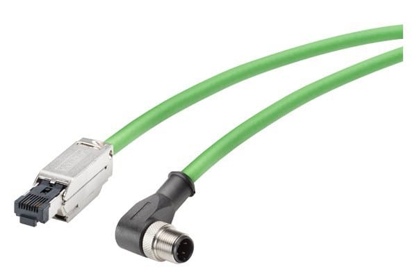 SIEMENS - IE Leitung-M12/RJ45-2x2-5m-D-kod.-Cat5e-PVC-robust