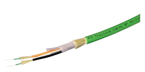 SIEMENS - FO Trailing Cable 50/125/1400 (OM 2), aufteilbar, MM, PUR, Meterware