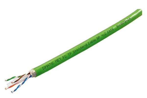 SIEMENS - IE FC TP Std. Leitung GP-2 x ohne-4x2-Cat6A-PVC-robust