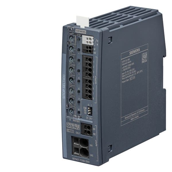 SIEMENS - Selektivitätsmodul SITOP SEL1400, DC 24 V/8 x 1 ... 5 A mit SMK od. Diagn.mon.
