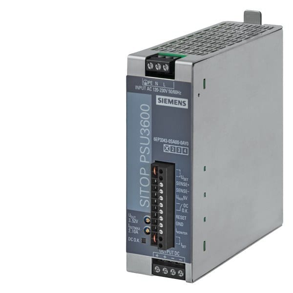 SIEMENS - Stromversorgung SITOP PSU3600 flexi, 1-phasig DC 3-52 V/10 A, 120W