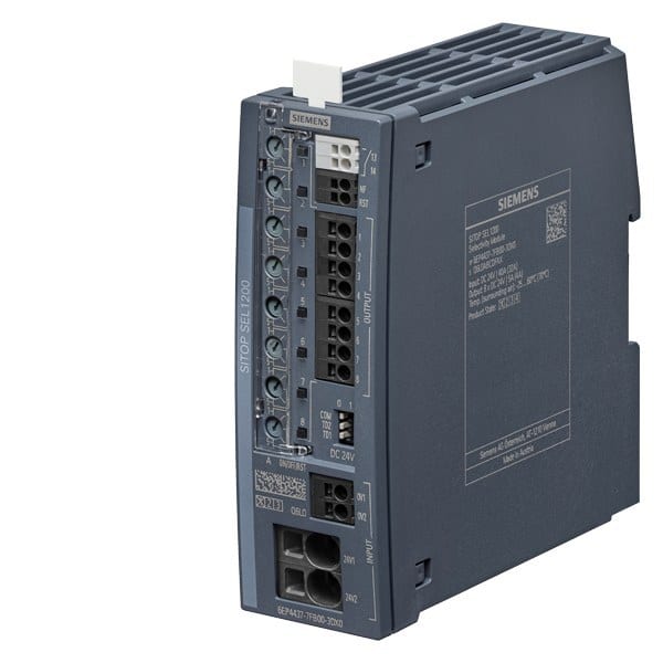 SIEMENS - Selektivitätsmodul SITOP SEL1200, DC 24 V/8 x 1 ... 5 A mit SMK od. Diagn.mon.