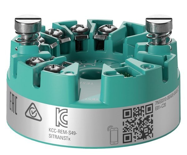 SIEMENS - SITRANS TH320 Temperaturmessumformer zum Einbau im Anschlusskopf Typ B (DIN 4...