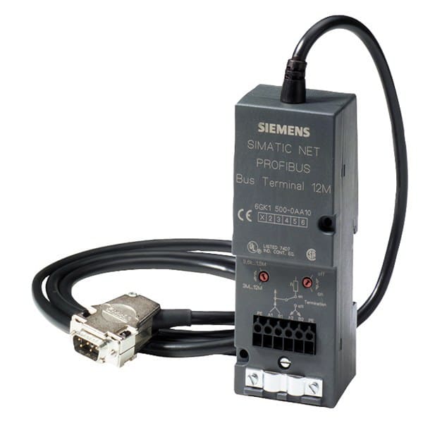 SIEMENS - Busterminal RS 485 für PROFIBUS Übertragungsrate: 9,6 kbit/s bis 1500 kbit/s