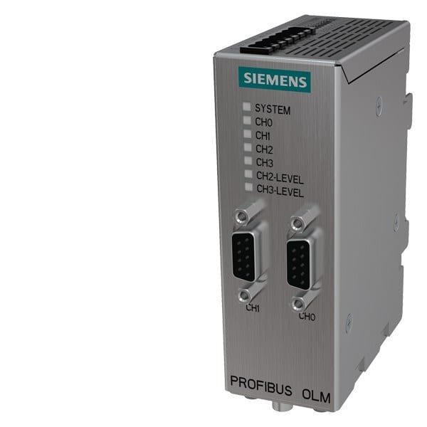 SIEMENS - PROFIBUS OLM/G22 V4.0 Optical Link Module, 2x RS-485, 2x BFOC (Glas-LWL)